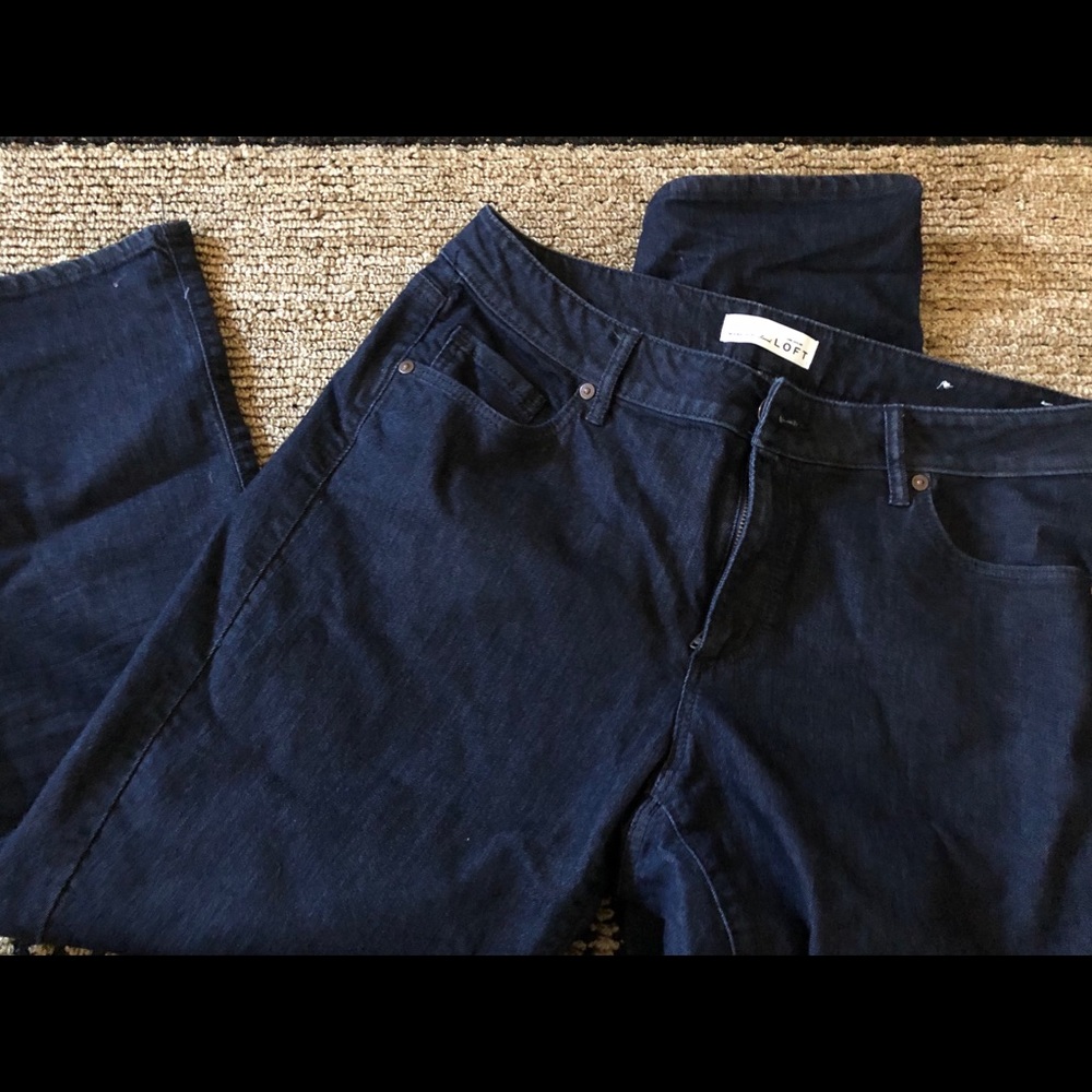 Ann Taylor Loft Curvy Kick Crop